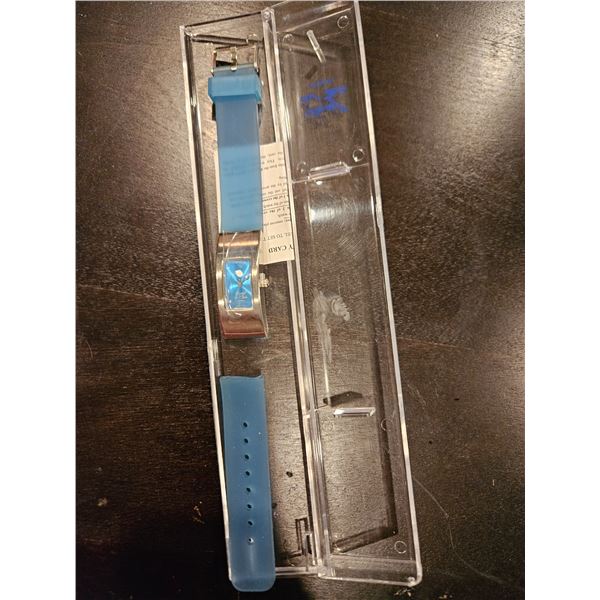 Blue water cologne watch