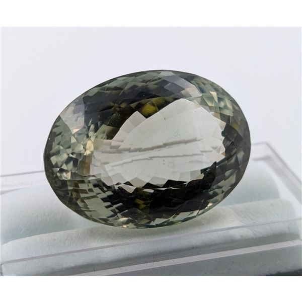 $10,550 Appraisal - 66 ct Cert. Green Prasiolite gemstone