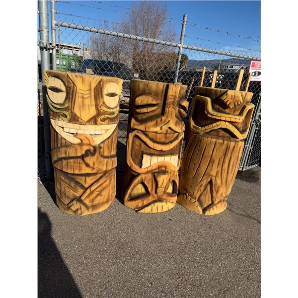 Totem, pole decor not wood