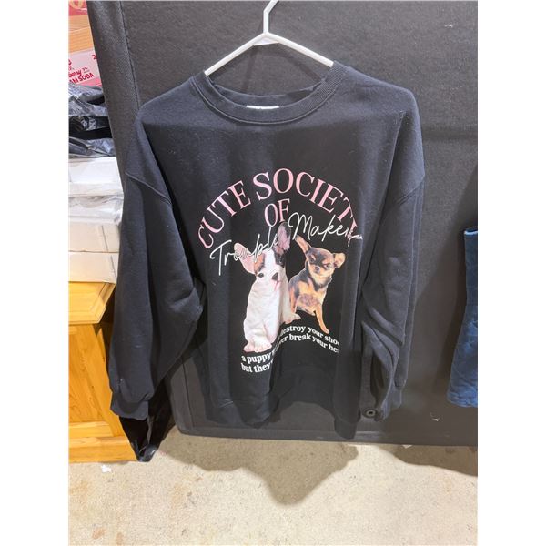 Puppy sweatshirt medium/large