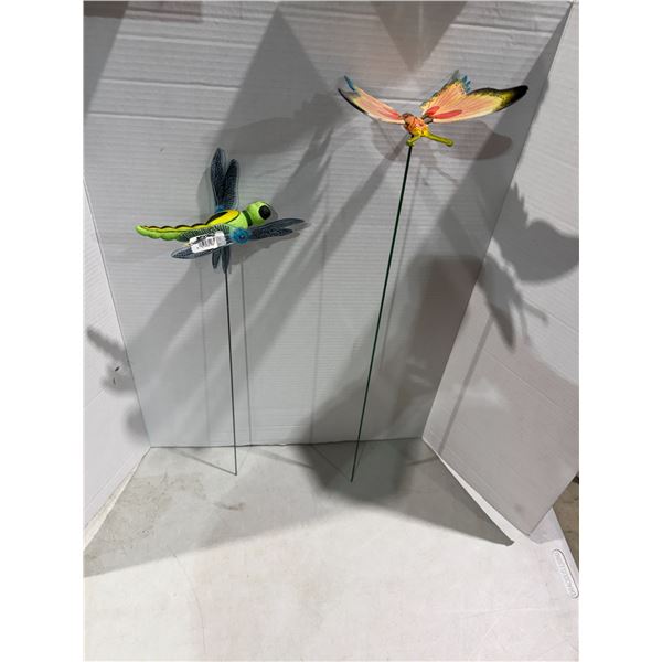 Butterfly and dragonfly