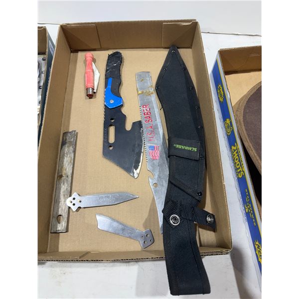 Assorted blade items