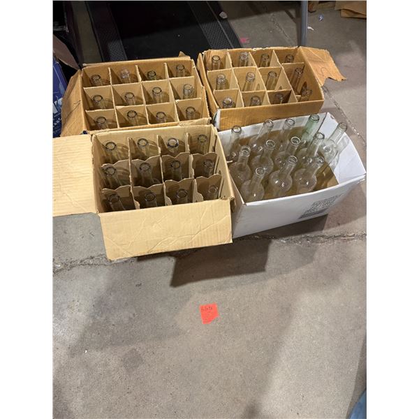 Clear bottles great for fairy light decor for decks