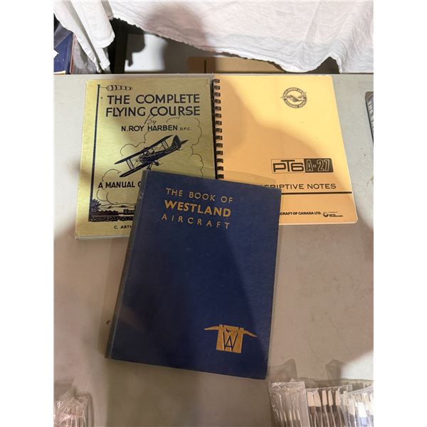 The complete flying course, the book of Westland aircraft, and PT 6A – 27 descriptive notes
