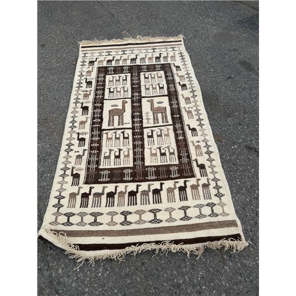 Carpet measures 77" x 41 1/2"