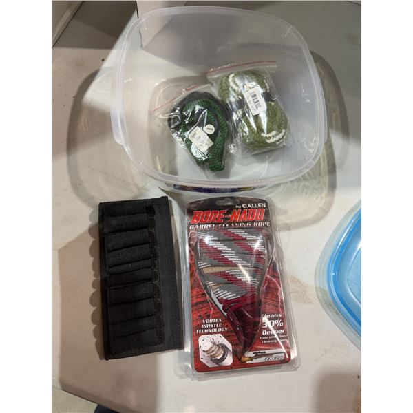 Hunting rifle, bore, cleaners