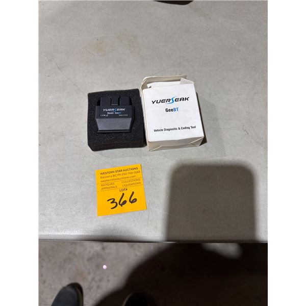 YERSEAK  GEEBT Vehicle diagnostic encoding tool