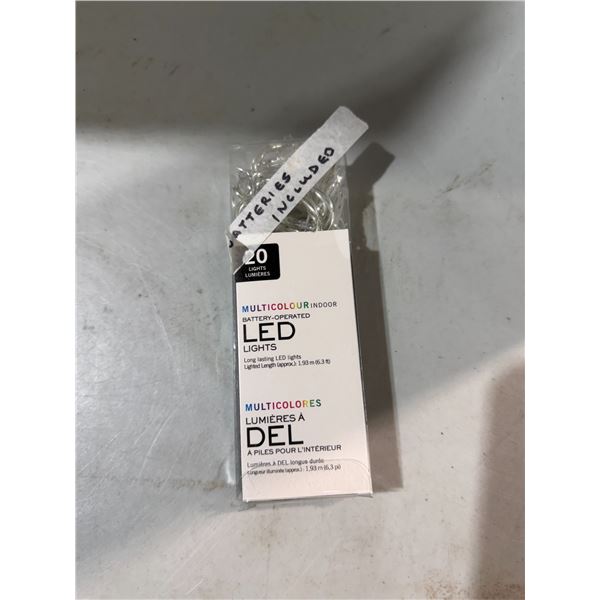 Multicolor indoor lights battery included