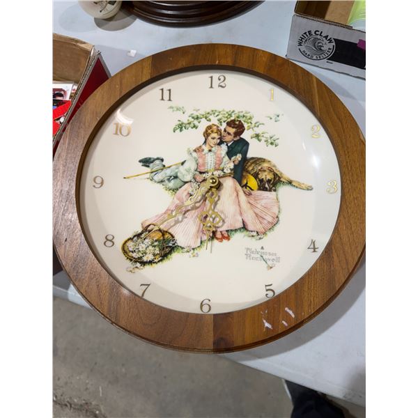 Norman Rockwell clock