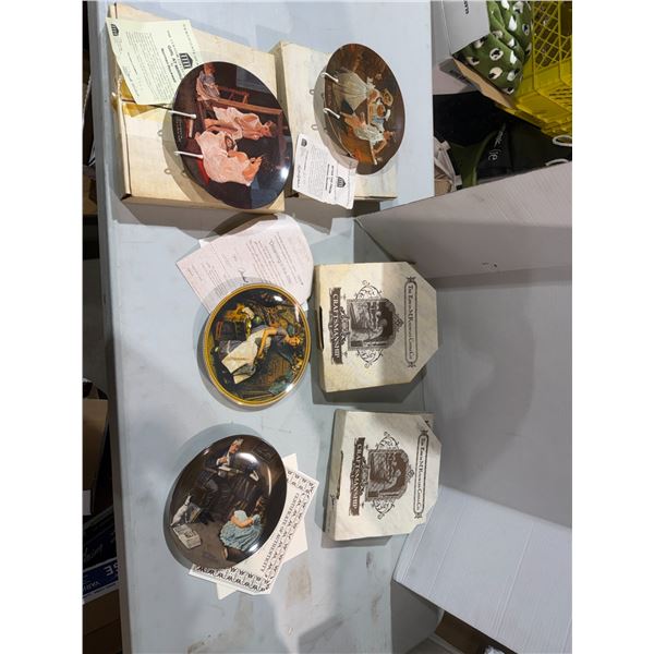 Norman Rockwell collector plates
