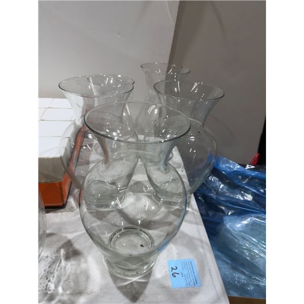 6 vases one not in picture