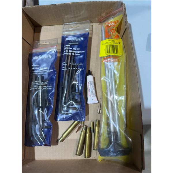 Assorted Allan keys and other tools