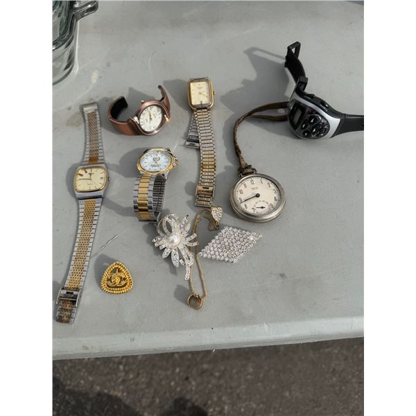 Watches and costume jewelry