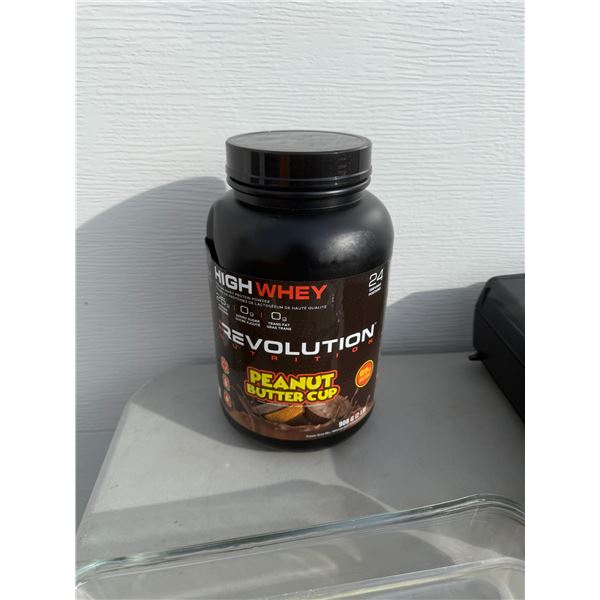 Revolution, nutrition, new sealed, peanut butter cup, whey, protein powder