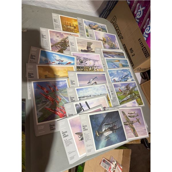 The Royal Air Force collectible, tutorial aviation history cards