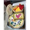 Image 1 : Rooster, coasters and trays, etc.