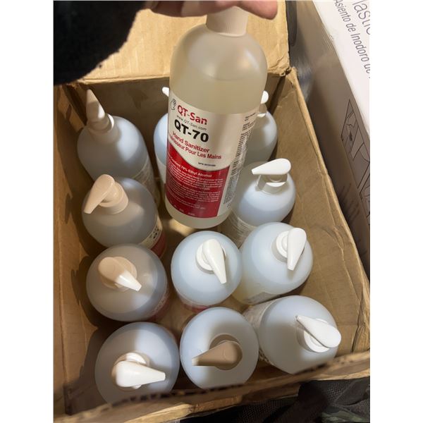 Case of sand sanitizer 1 L bottles