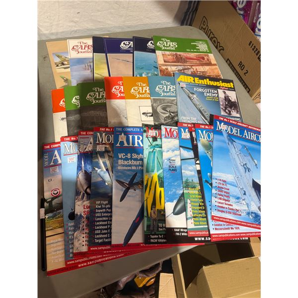 Model aircraft, the CAHS journals, etc.