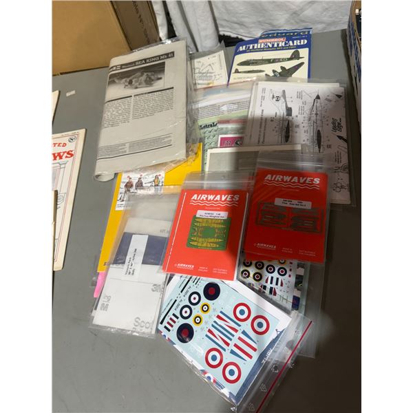 Airwaves and other modeling items decks, etc.