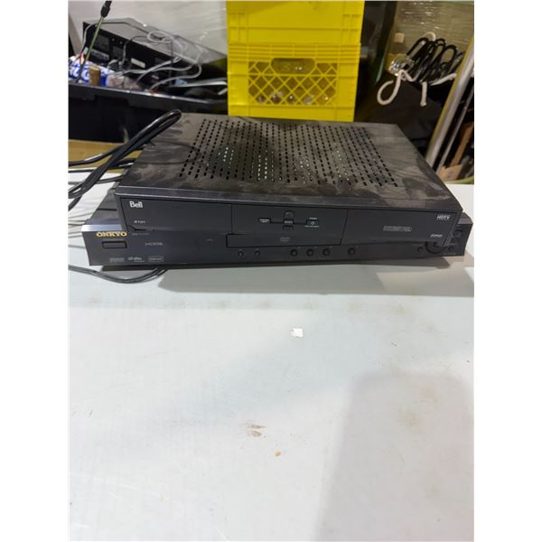 ONKYO DVD player and BELL receiver