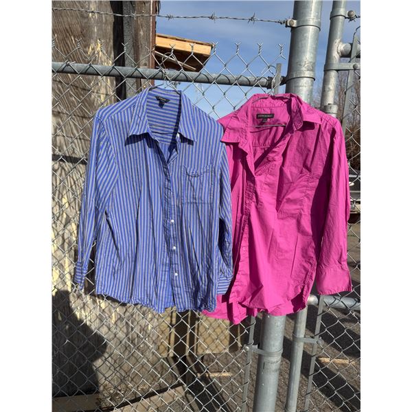 Banana republic and RWN Co. size, medium, and size large shirts