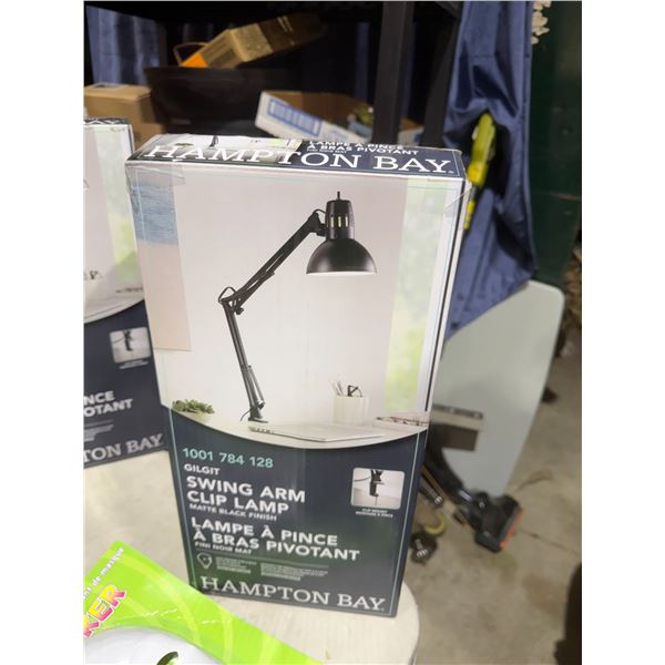 Hampton Bay light fixture plan on swing arm