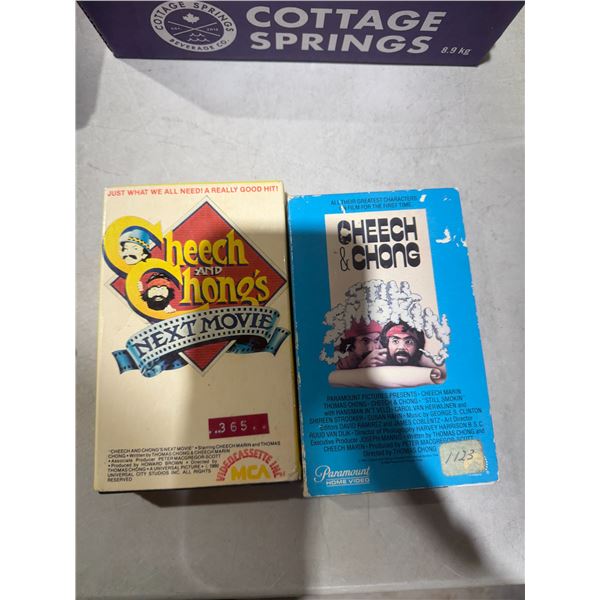 Cheech and Chong videocassettes beta