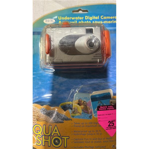 Underwater digital camera
