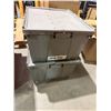 Image 1 : 2 grey bins