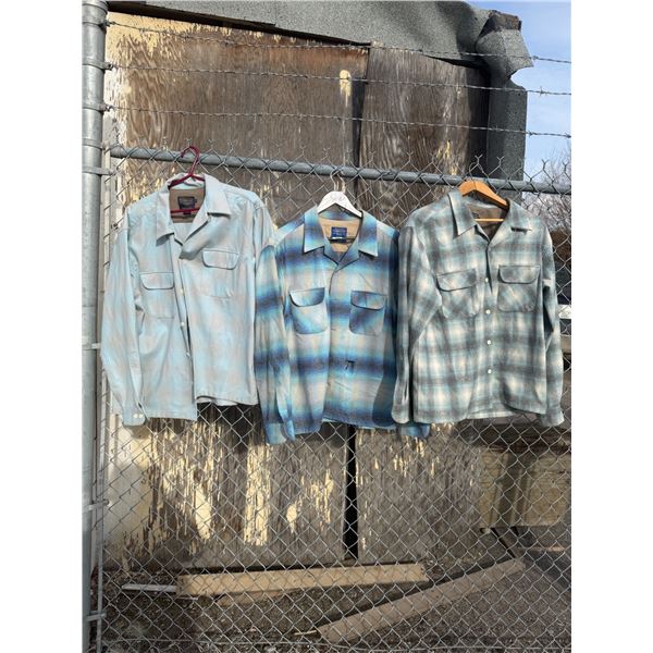 PENDLETON size large shirts, one has ripped