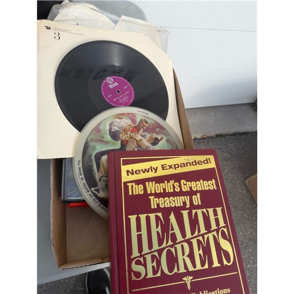 Binder records and health secrets book