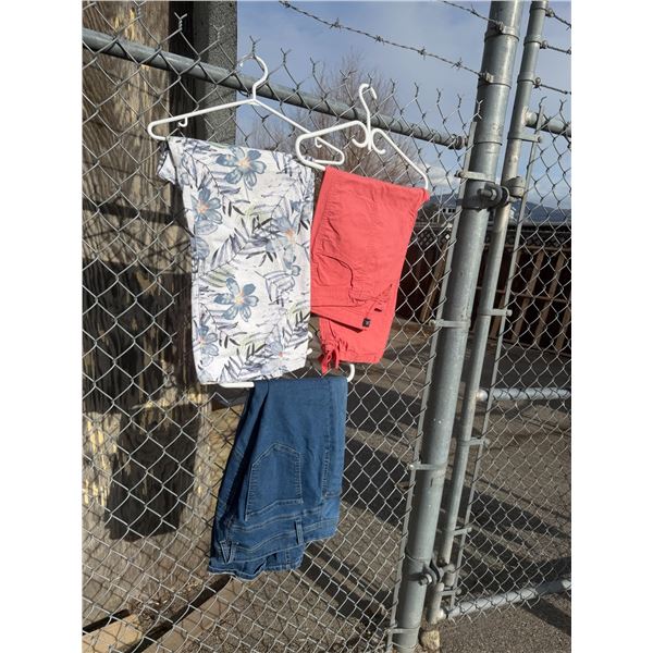 Pants size 14, and one X