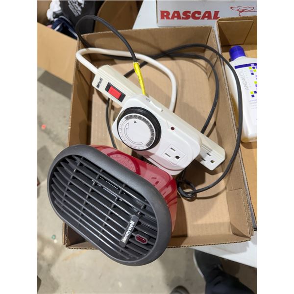 Heater timer power bar