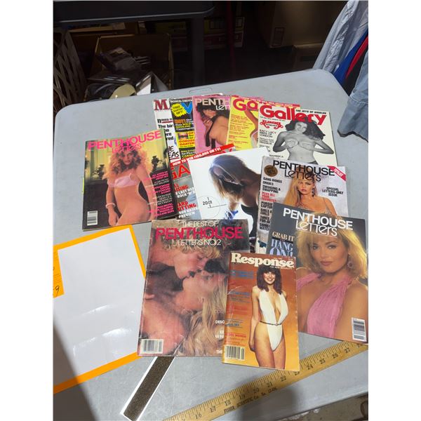 Adult magazines, penthouse, Gallery and other