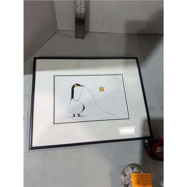 Benjamin Chee Chee good morning artwork 13 and three-quarter inches by 10 and three-quarter inches