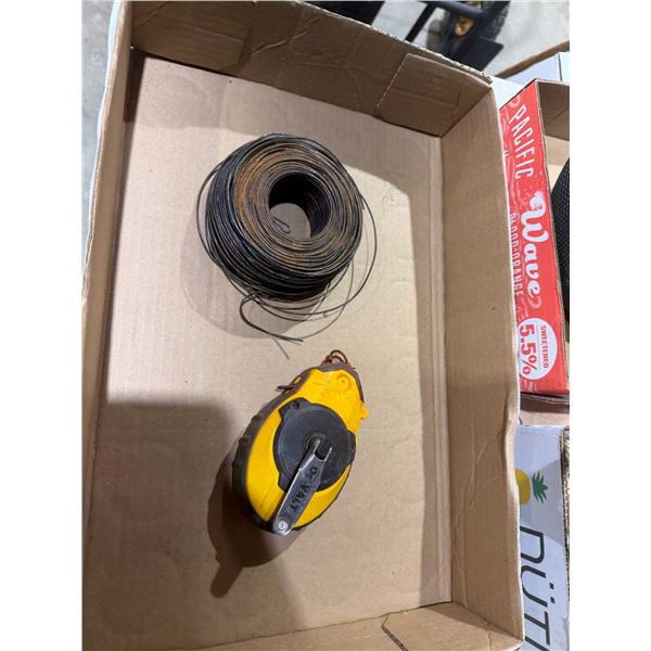 Wire and chalk line