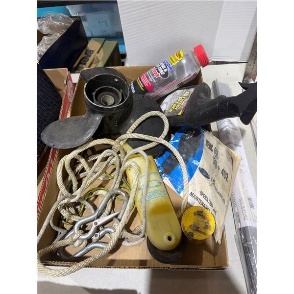 Boat propeller and other items