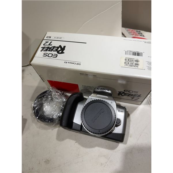 Canon rebel T2 EOS camera