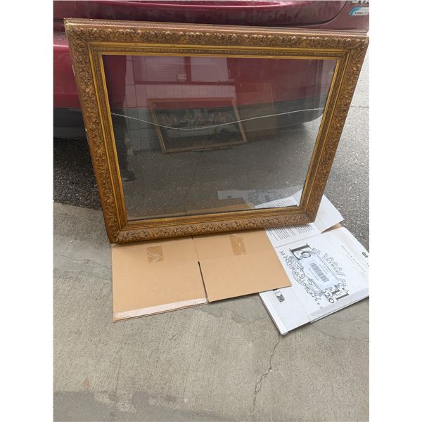 Ornate frame measure 36" x 30.5"