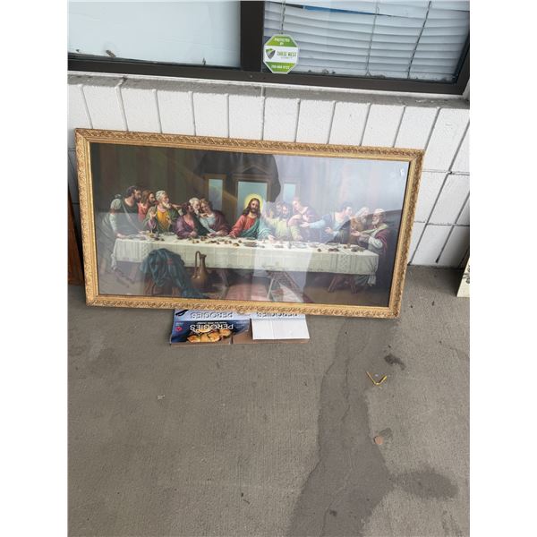 Send the last supper measures 42" x 22"
