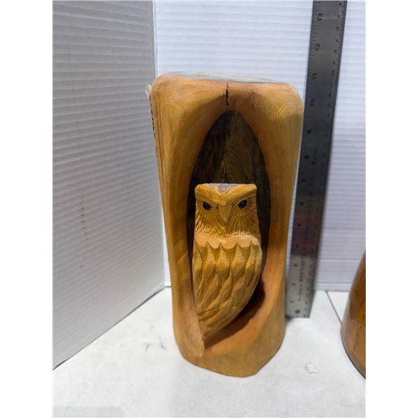 Carved Owl decor
