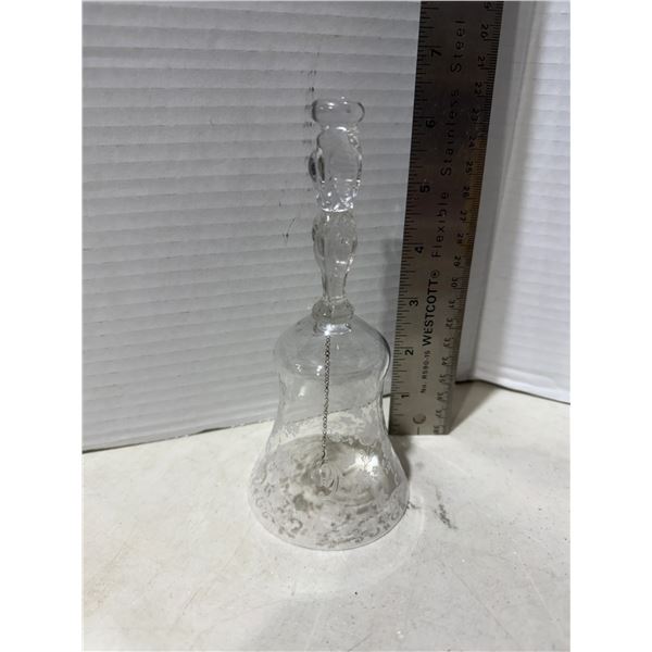 Rare Cambridge  1930s Chantilly glass dinner BELL