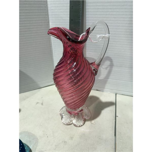 Chalet Heritage series EWER. Signed CH.