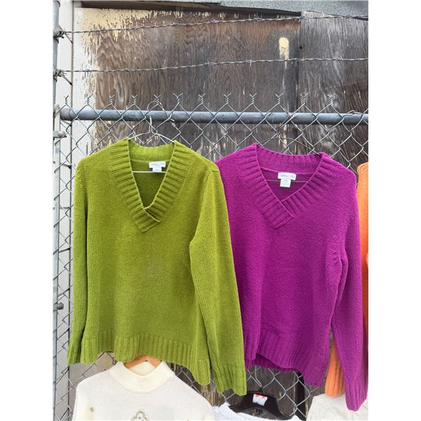 2 Carroll reed sweaters, size medium