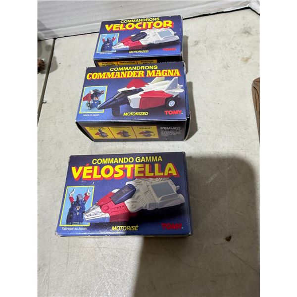 COMMANDRONS collectible TOMY toys McDonald's