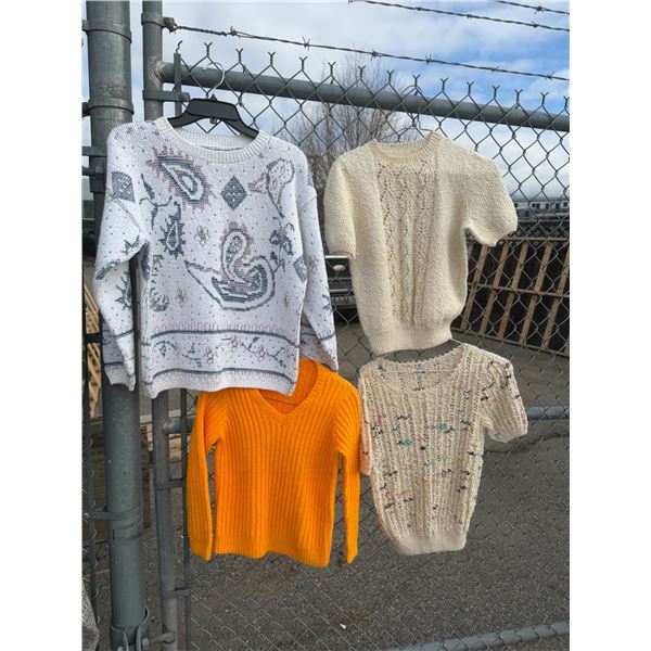 4 sweaters small/medium