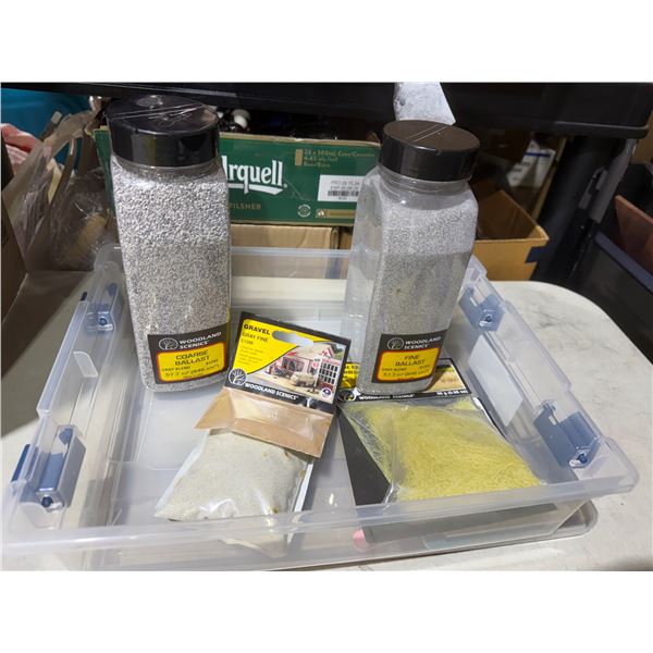 Assorted BALLAST gravel, and other craft