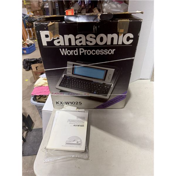 Panasonic wordprocessor