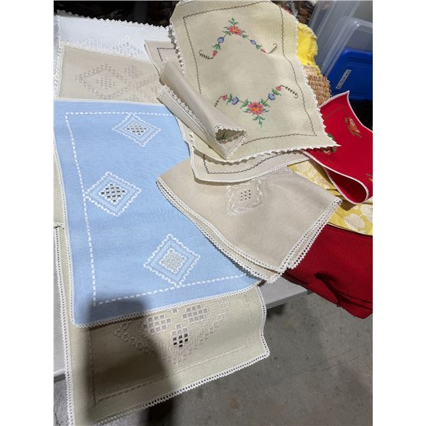 Assorted placemats