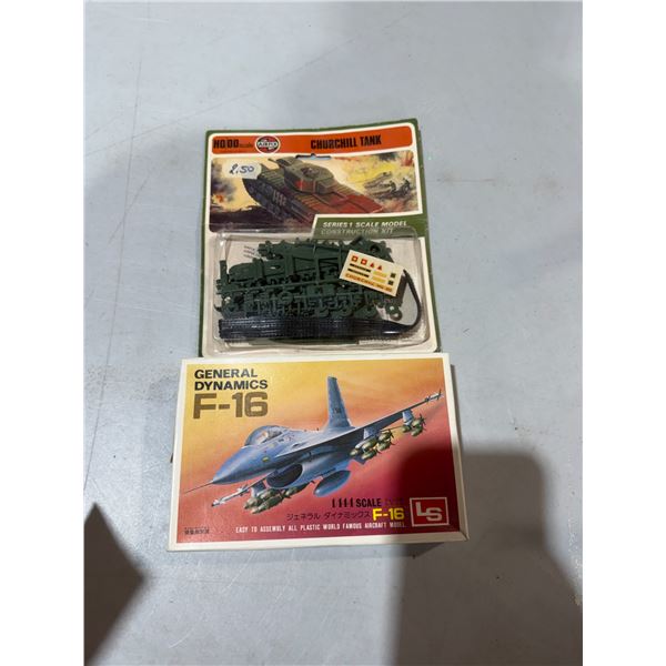 Tank Models and airplane model